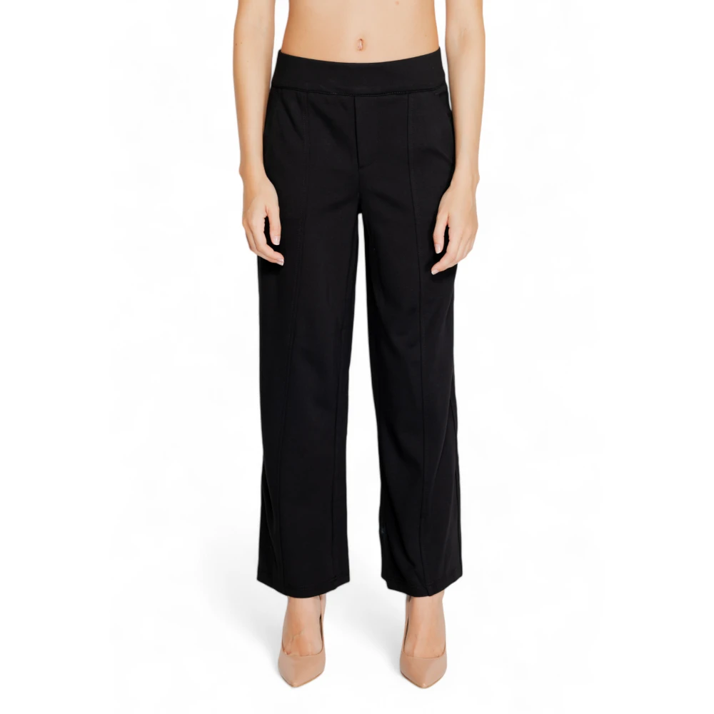 Street One Zwarte broek met ritssluiting Herfst Winter Black Dames