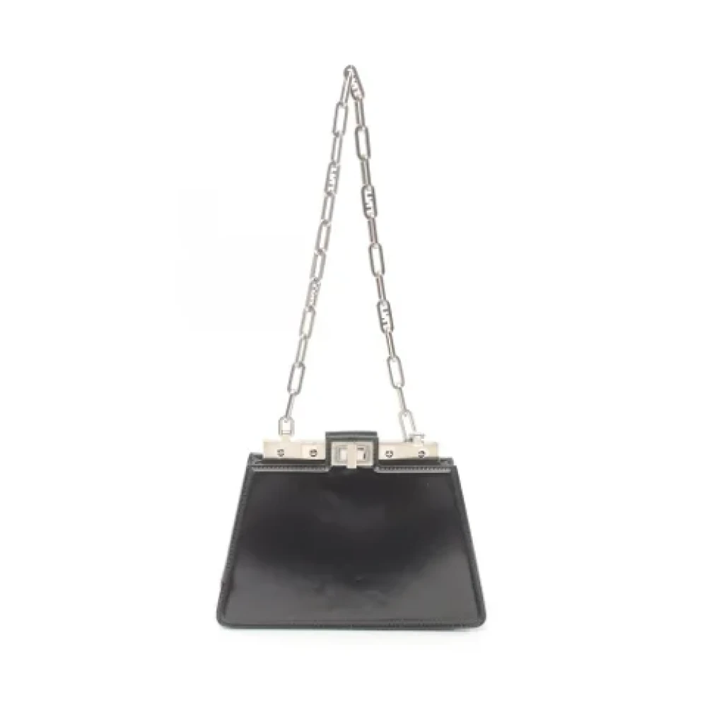 Fendi Vintage Pre-owned Leather fendi-bags Black Dames