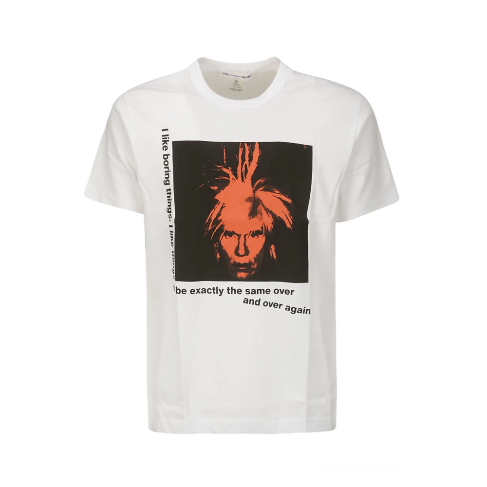 Bomuld Jersey Plain T-Shirt Andy Warhol