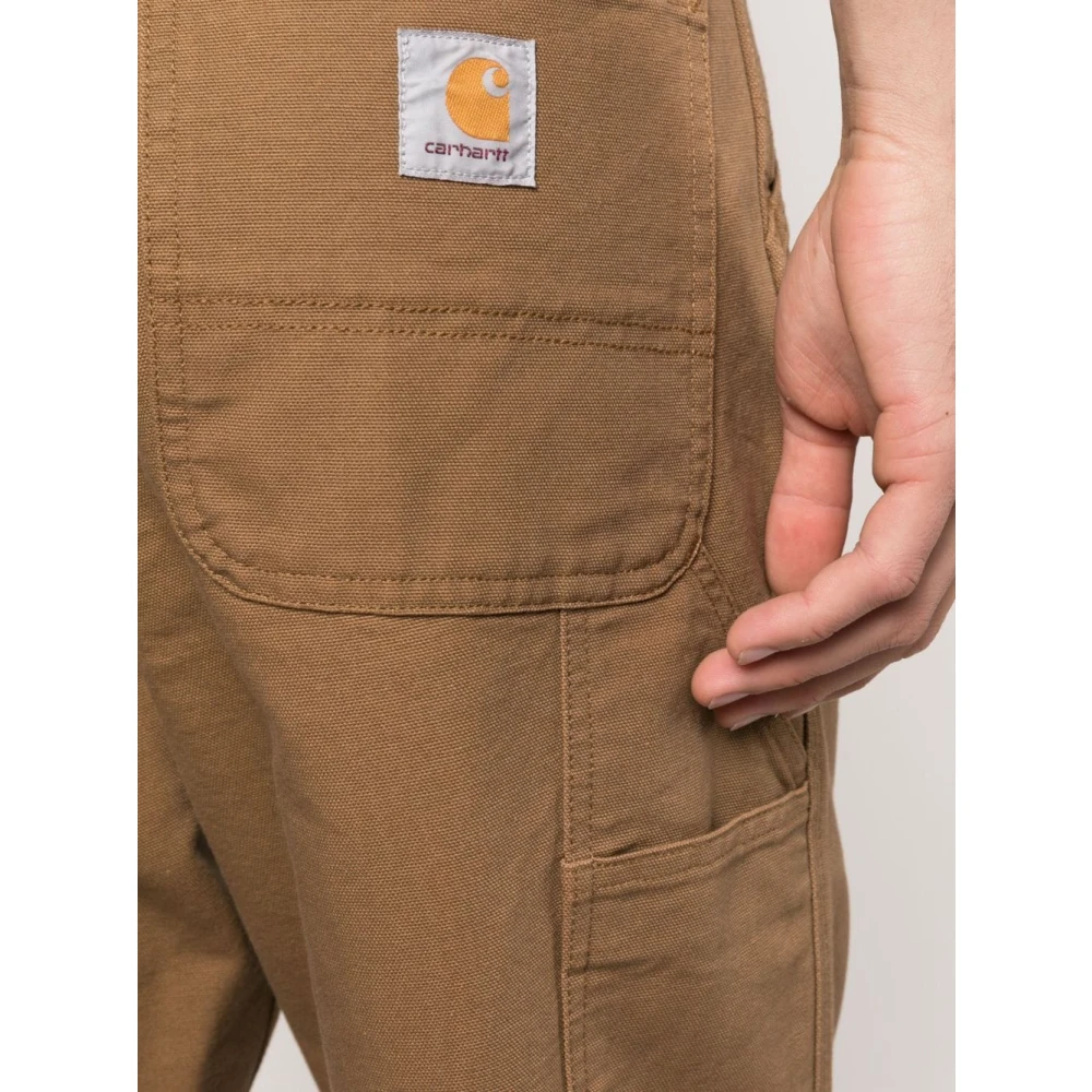 Carhartt WIP Straight Trousers Brown Heren