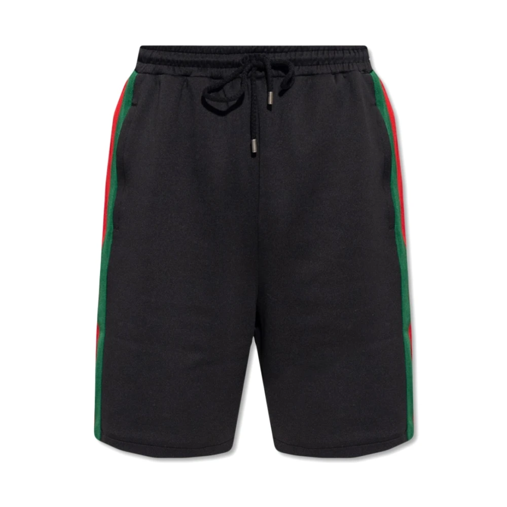 Gucci Stijlvolle Bermuda Shorts voor Mannen Black Heren
