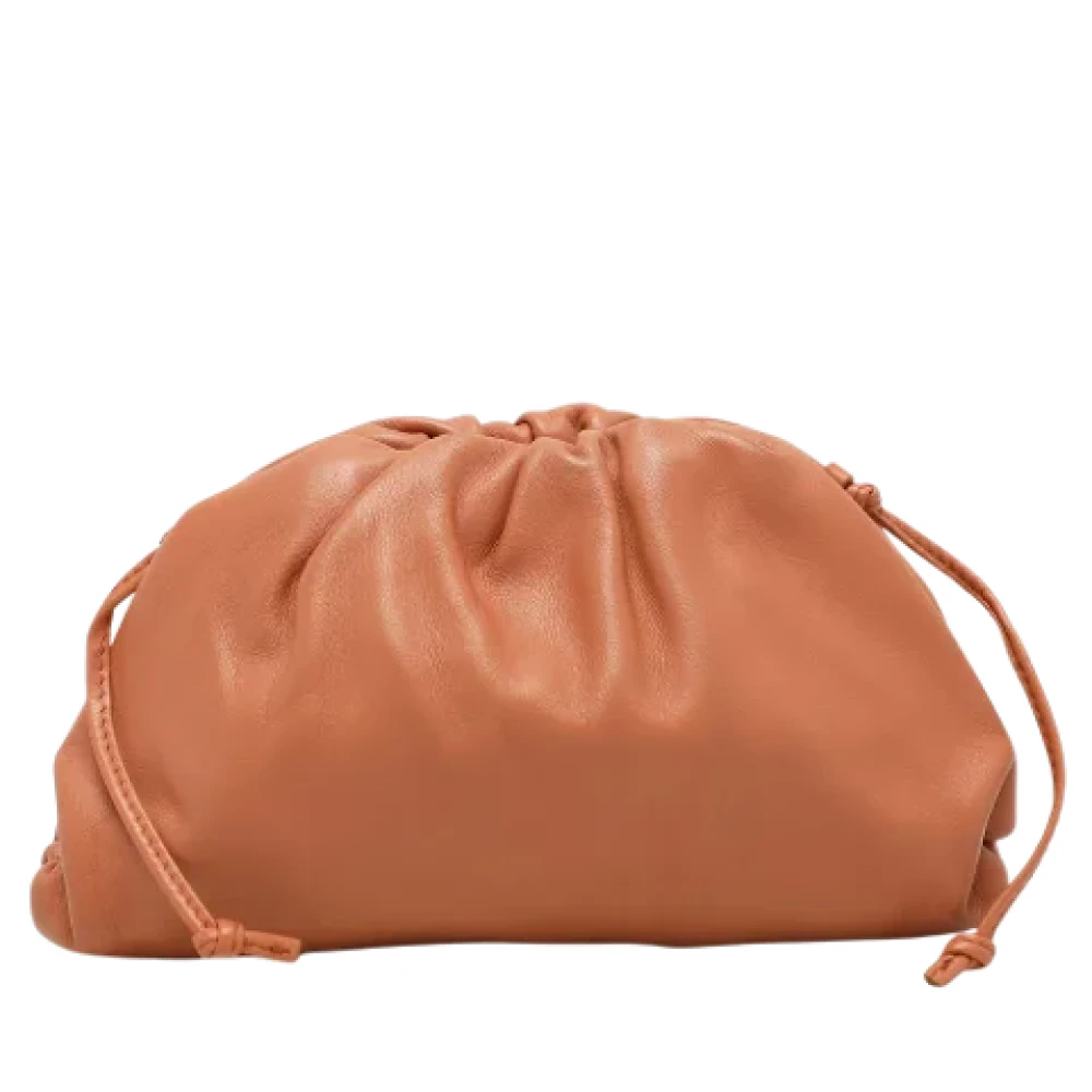Bottega Veneta Vintage Pre-owned Leather pouches Brown Dames