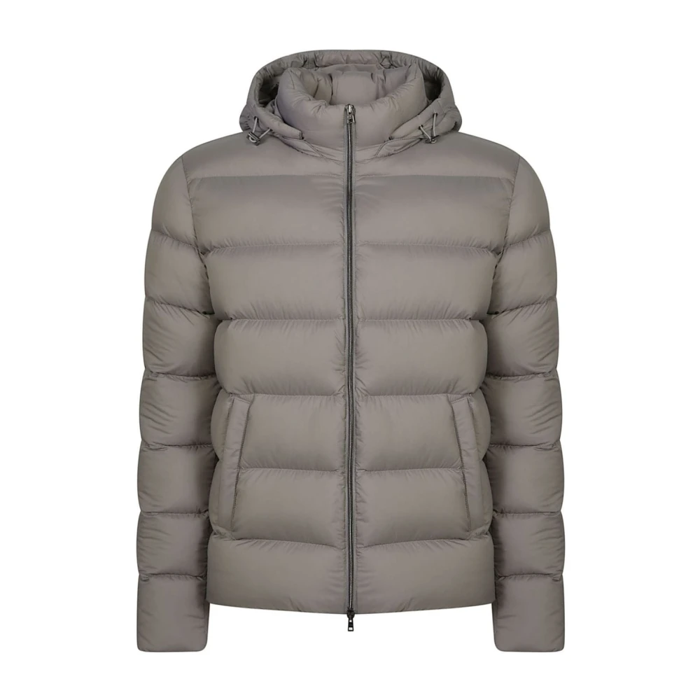 Herno Grijze Parka voor Mannen Aw24 Gray Heren