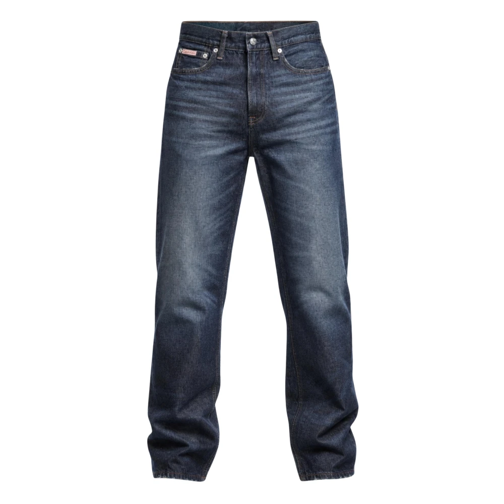 Calvin Klein Jeans Men's Blue Straight Fit Jeans, W31 L32, Straight Jeans