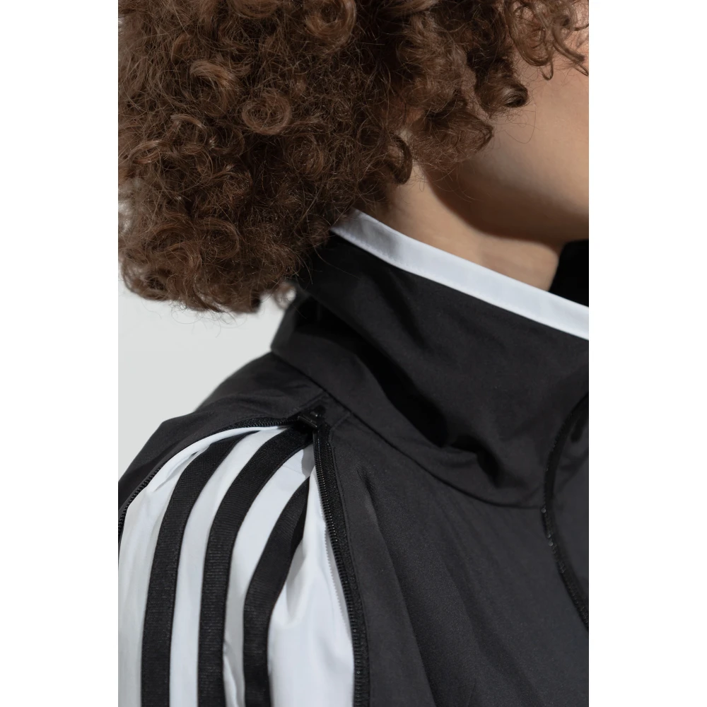adidas Originals Lichtgewicht Jack met Logo Black Dames