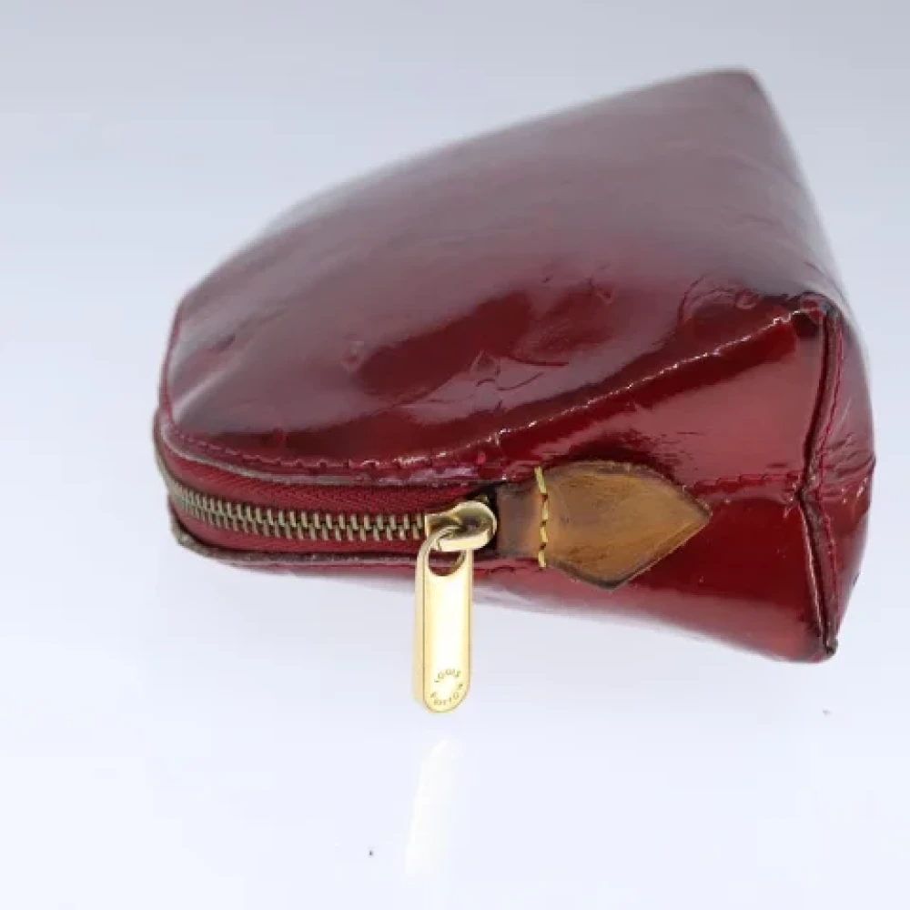 Louis Vuitton Vintage Pre-owned Leather pouches Red Dames