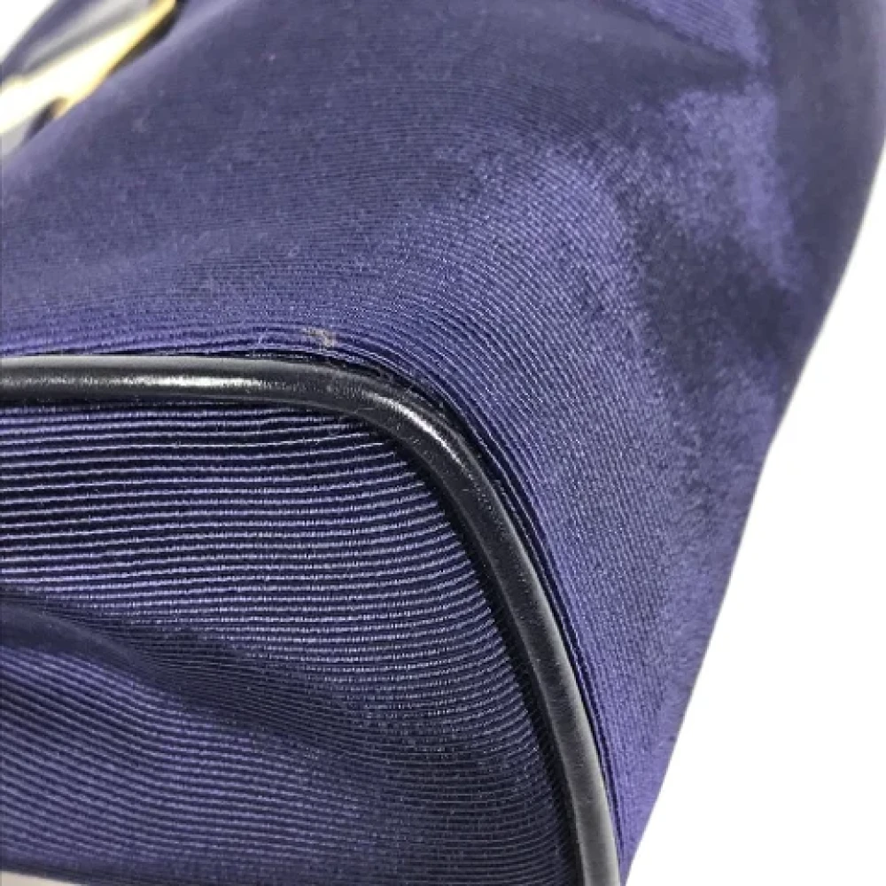 Salvatore Ferragamo Pre-owned Fabric pouches Blue Dames
