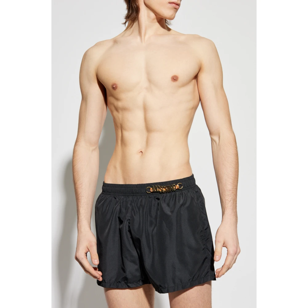 Moschino Zwembroek Black Heren