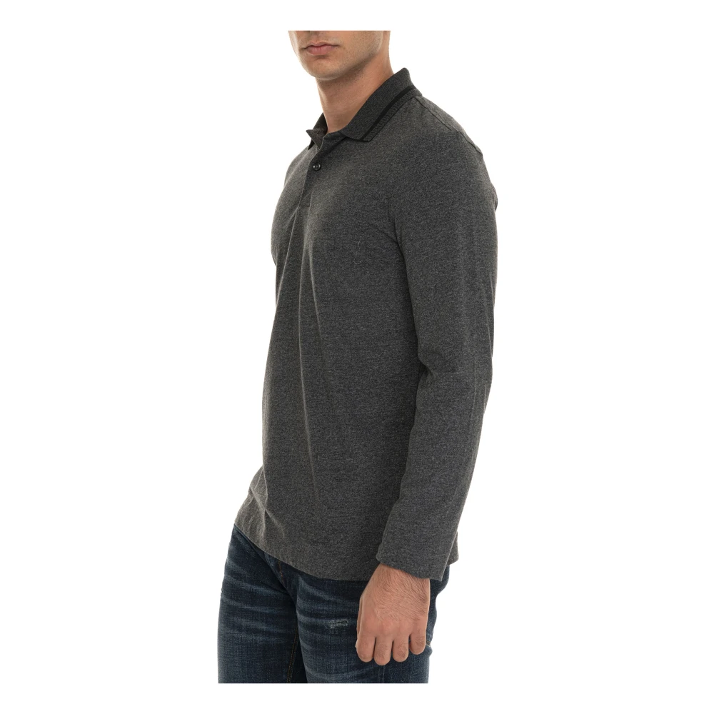 Boss Klassieke Polo Shirt in Diverse Kleuren Gray Heren