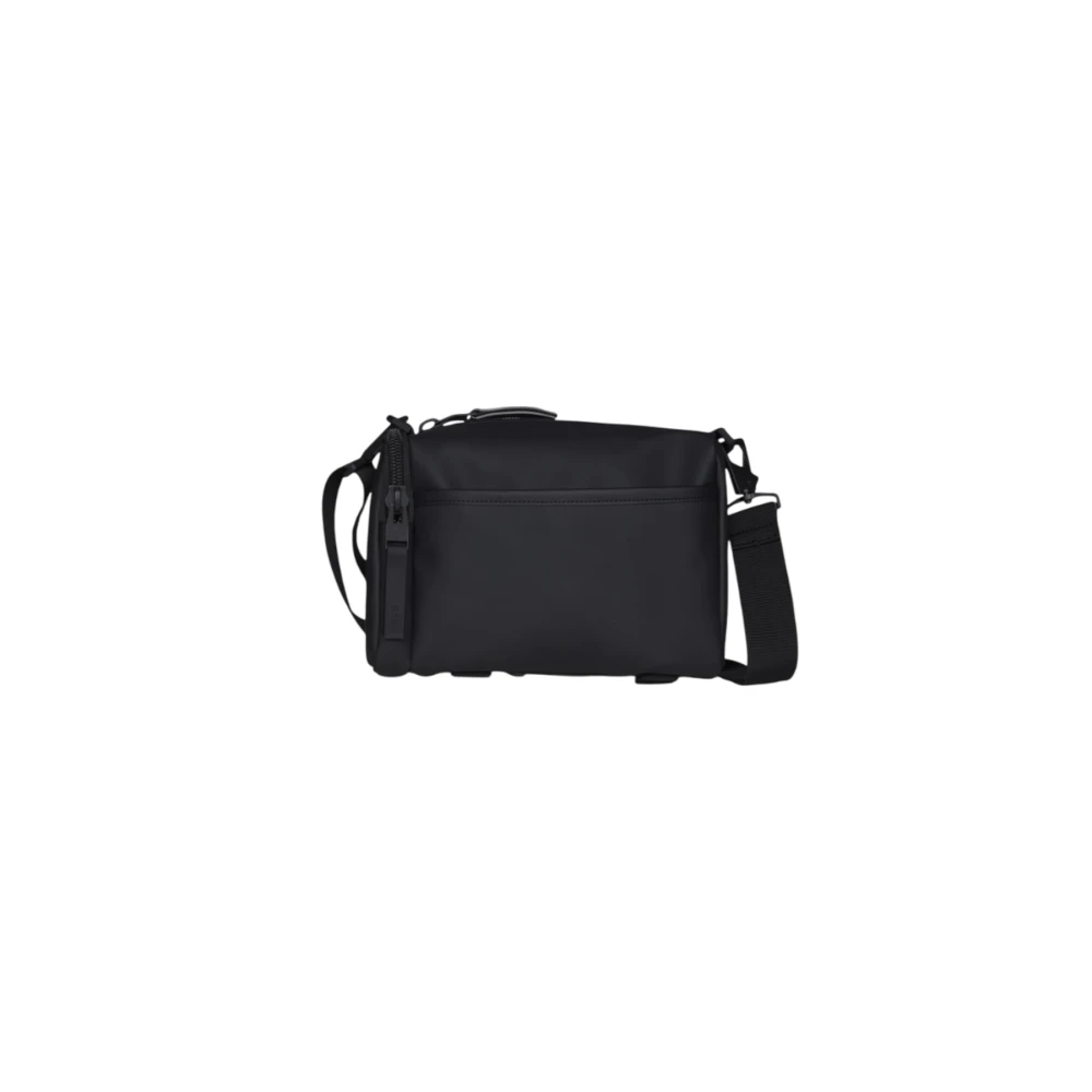 Rains Waterdichte Zwarte Tas met Rits Black Unisex