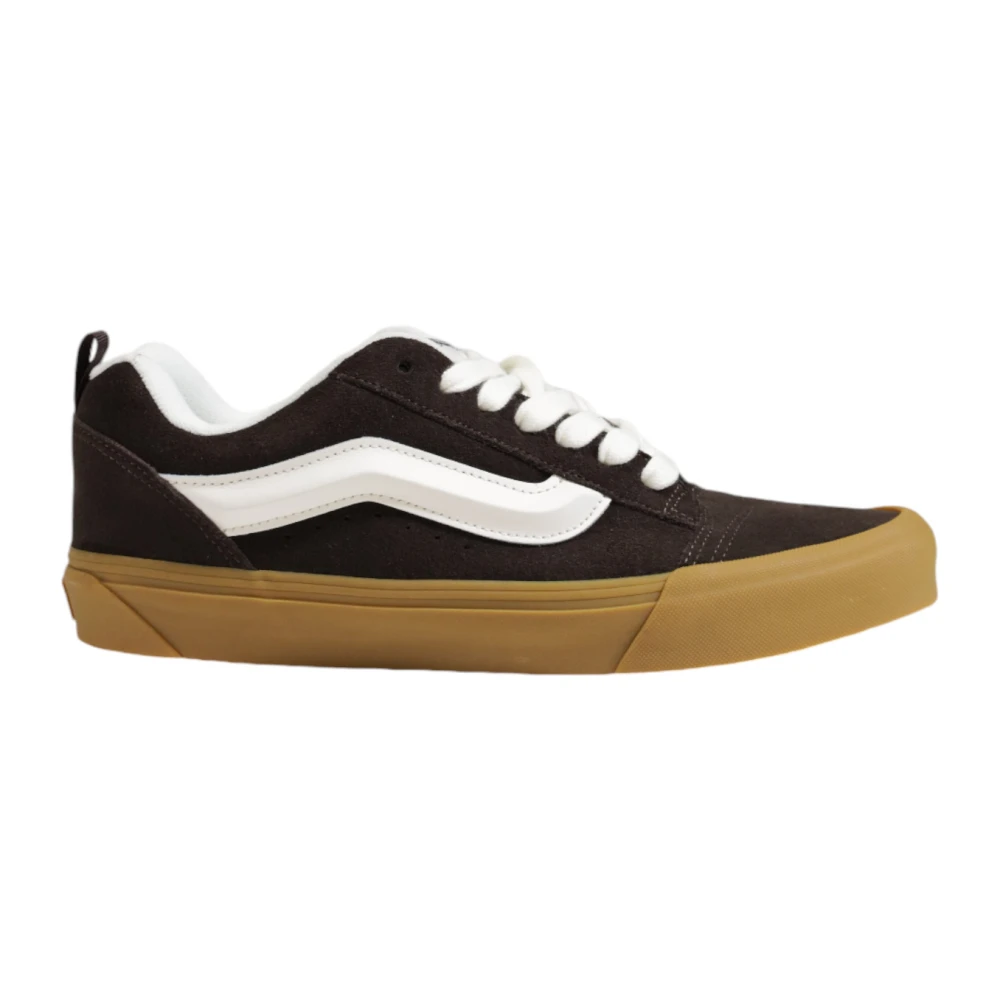 Vans Men's Brown Sneakers,, Leather Shoes For Size 11 Uk