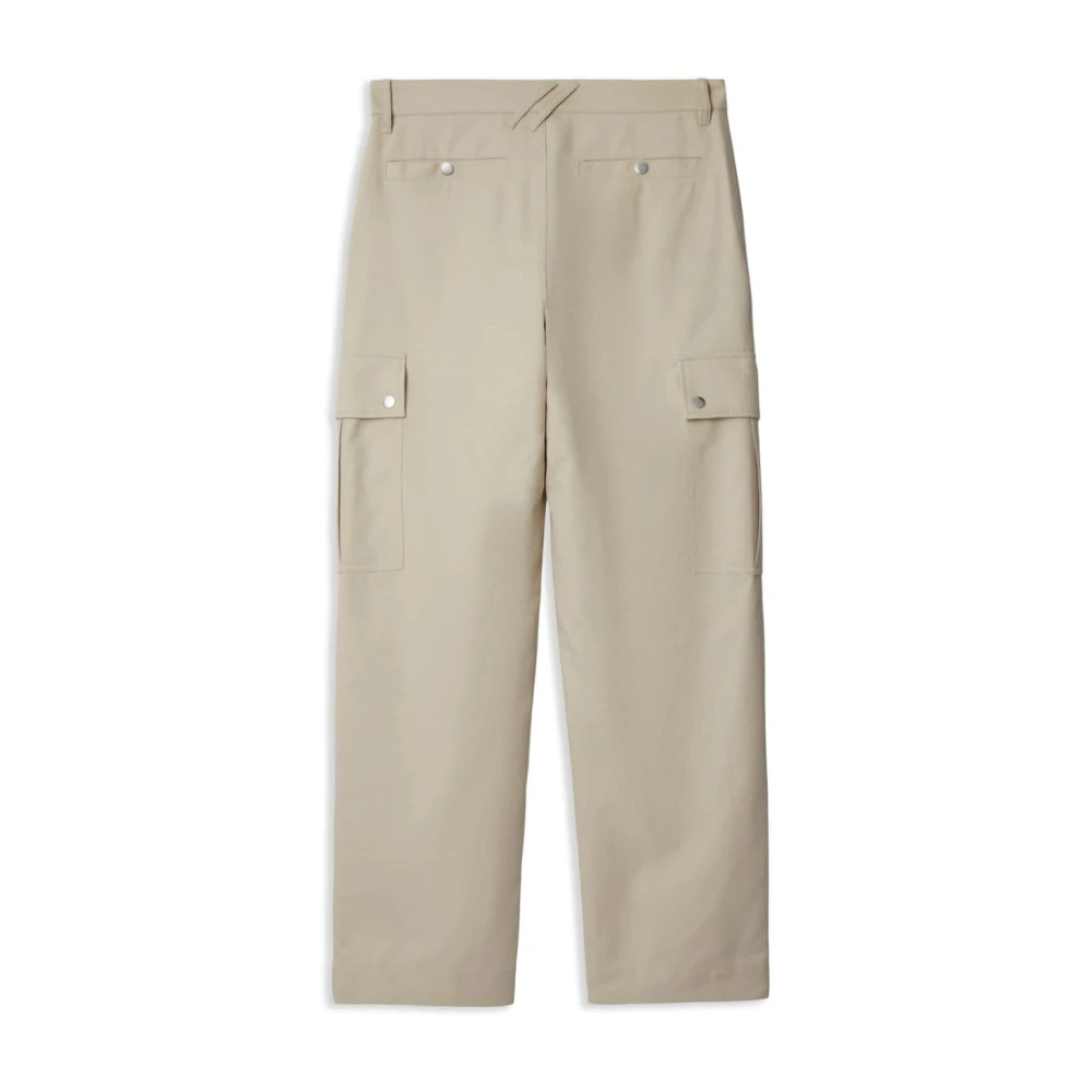 Burberry Cargo Katoenen Broek in Grijs Gray Heren