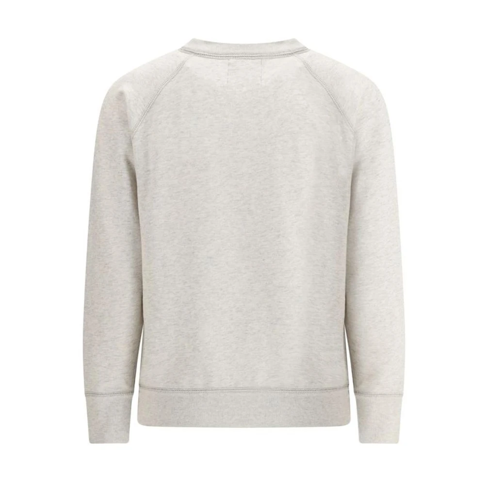 Isabel Marant Étoile Melange Sweatshirt met Iconisch Monogram White Dames