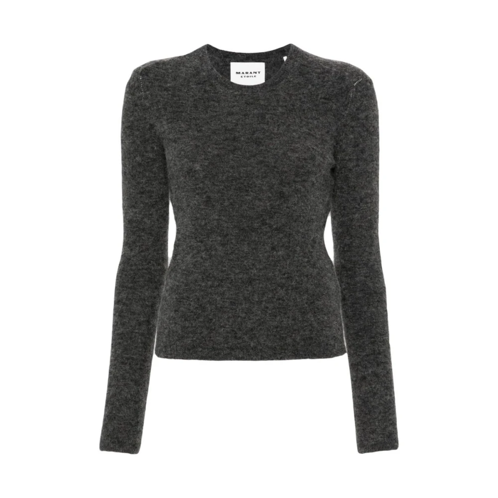 Isabel Marant Étoile Alpaca Wolmix Ronde Hals Sweater Gray Dames