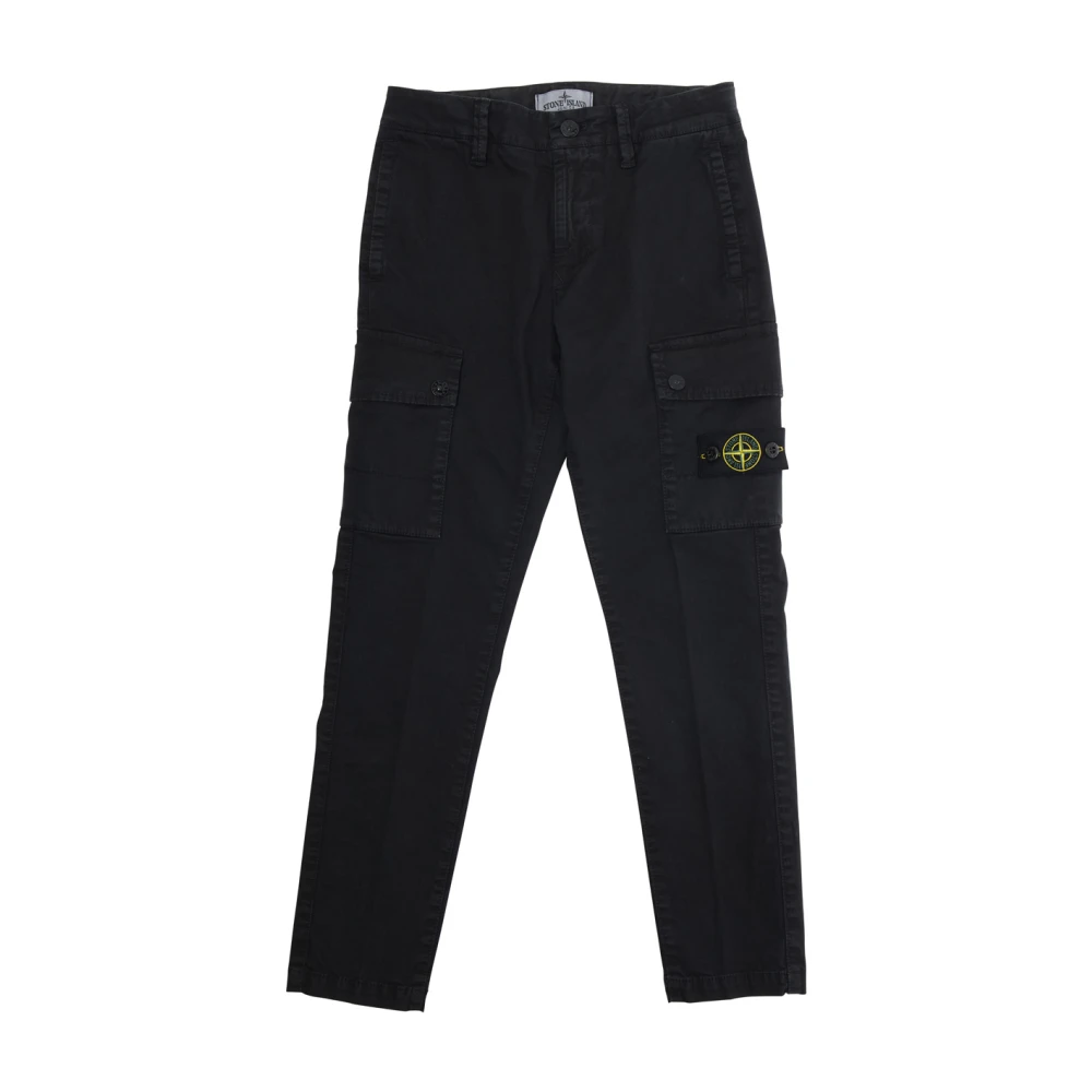 Stone Island Boys Black Kids Trousers Stylish - Trousers - 4 Y - Kids