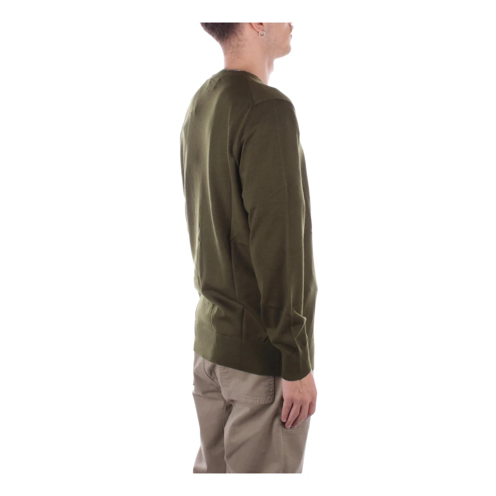 Saint Barth Groene Logo Trui Merinowol Green Heren