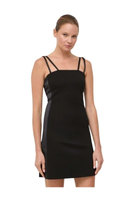 Strap Panel Dress