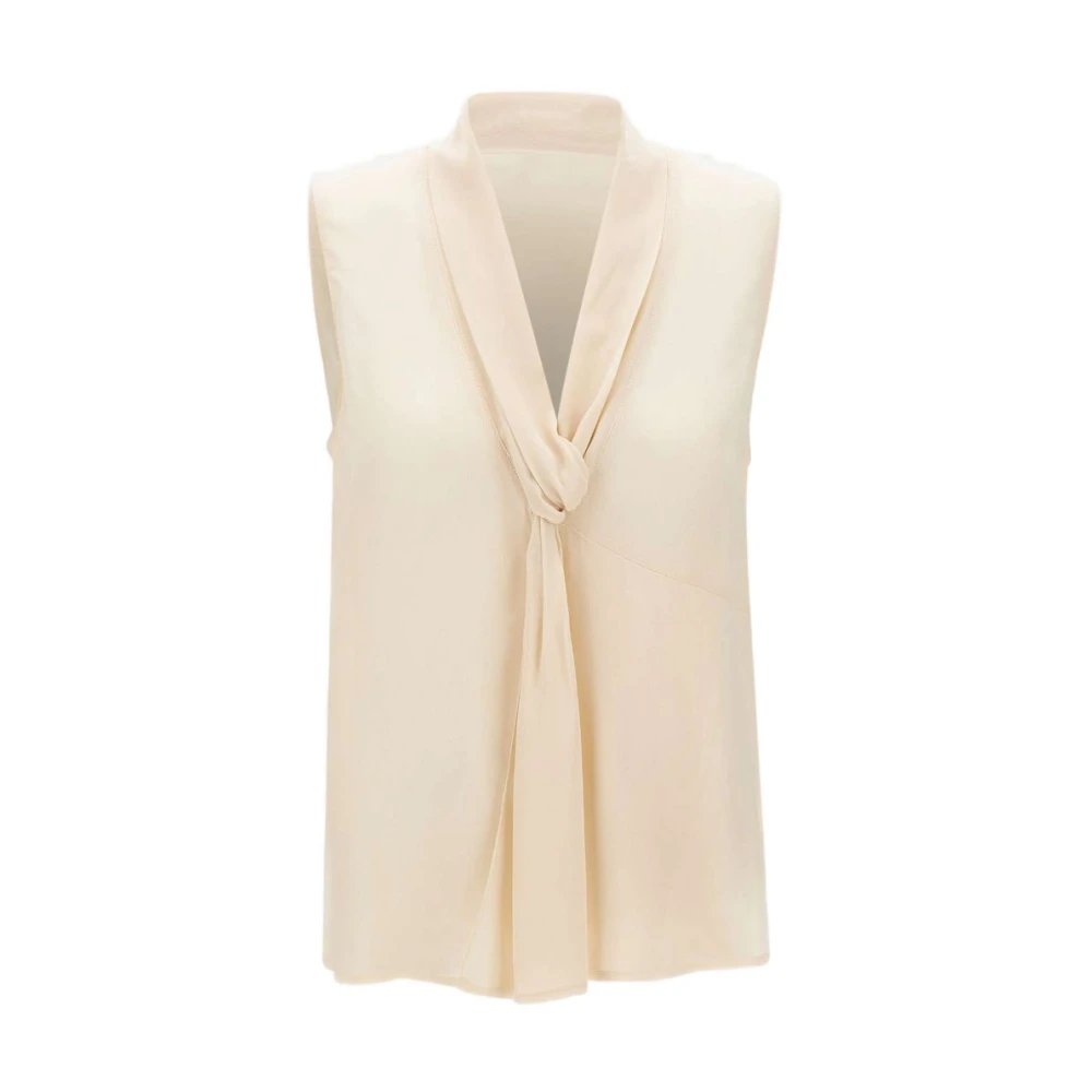 Liu Jo Beige Georgette Top