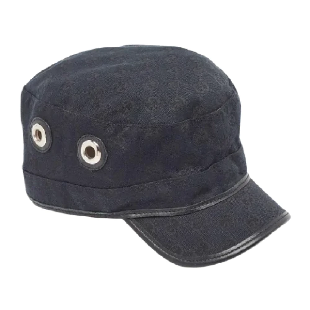 Gucci Vintage Pre-owned Bomull hattar-och-kepsar Black, Dam