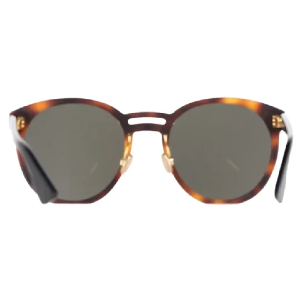 Dior Vintage Pre-owned Acetate sunglasses Brown Dames