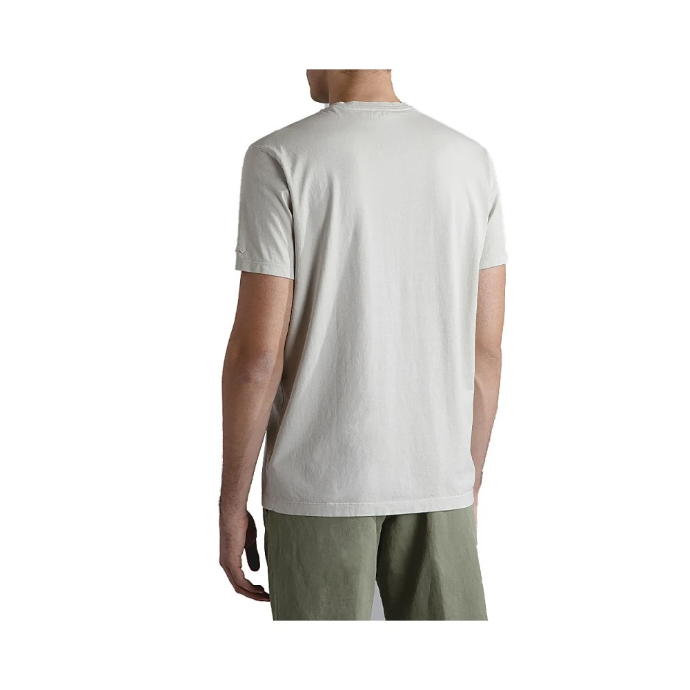 PAUL & SHARK Ecru Katoenen Jersey T-shirt Gray Heren