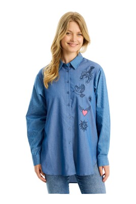 blue-shirt-with-collar-and-buttons