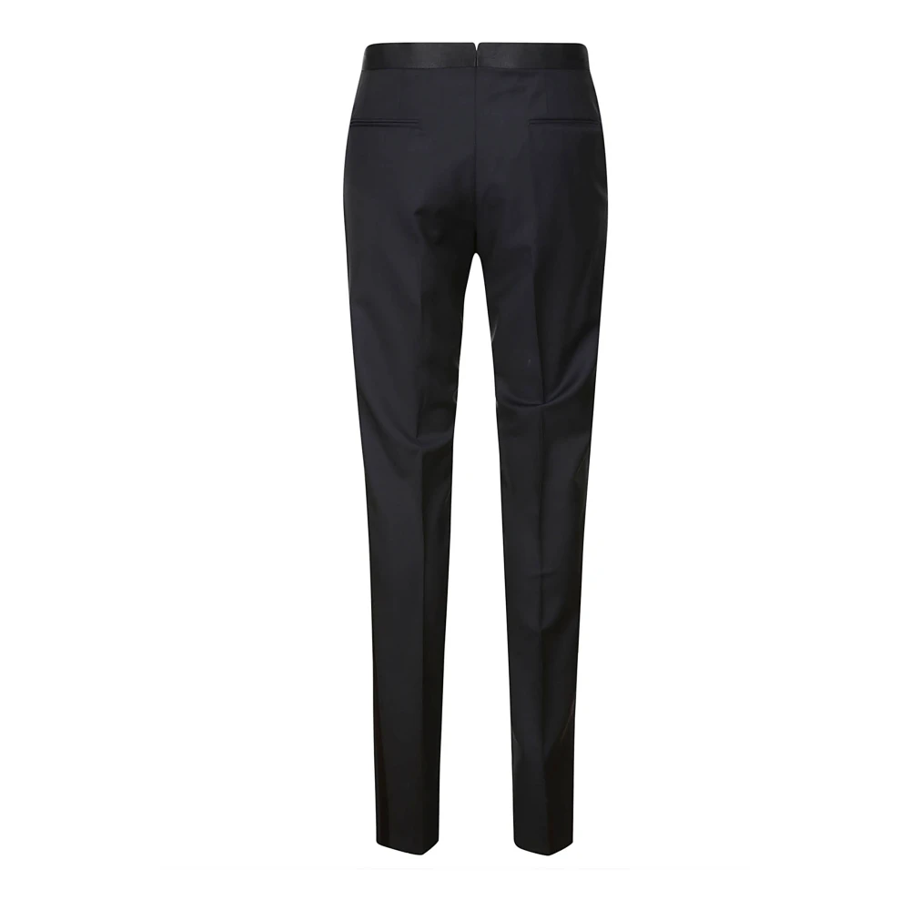 Caruso Blauw Wol Smokingpak Blue Heren