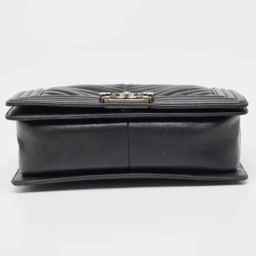 Chanel Vintage Pre-owned Leather chanel-bags Black Dames