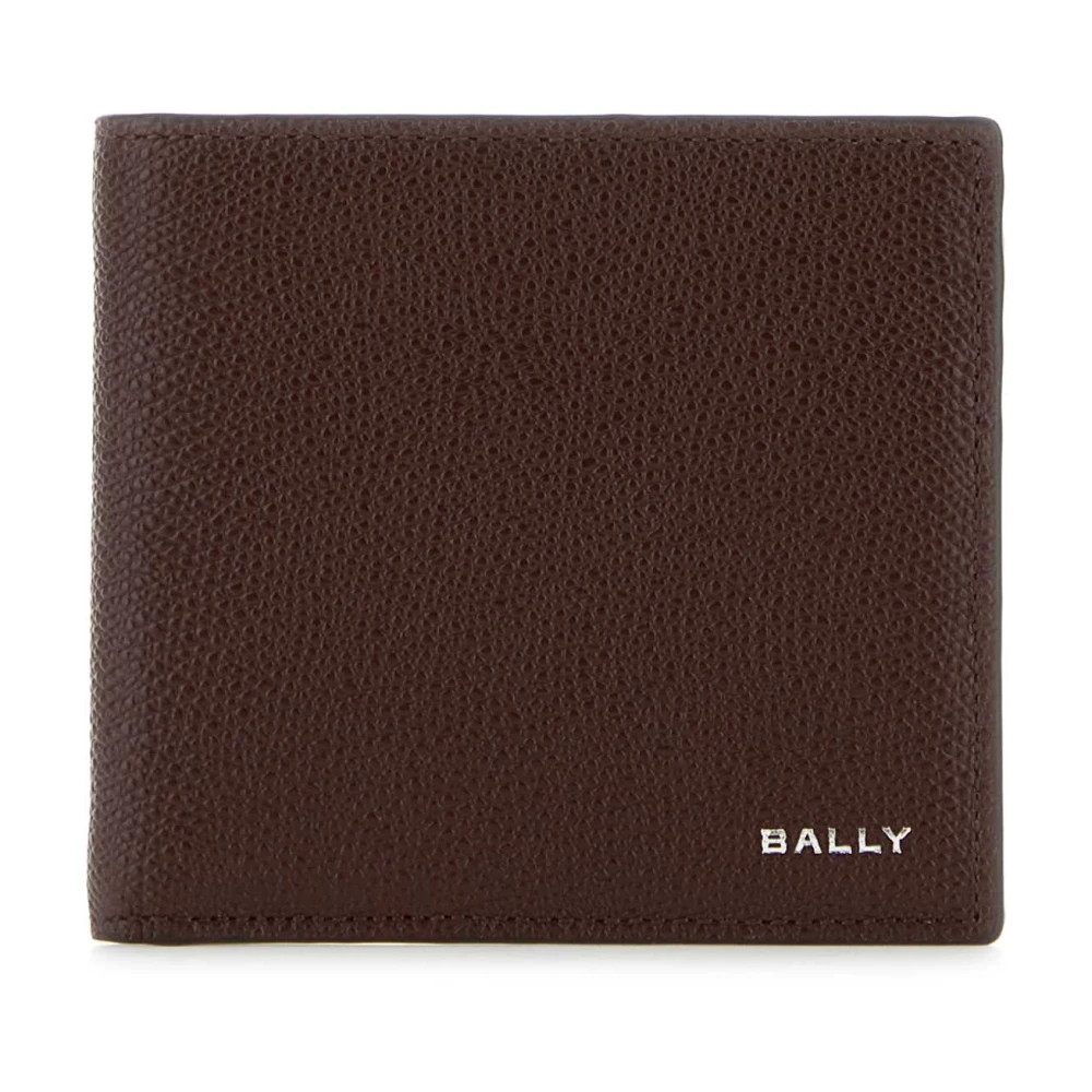 Bally Vlag leren portemonnee Brown Heren