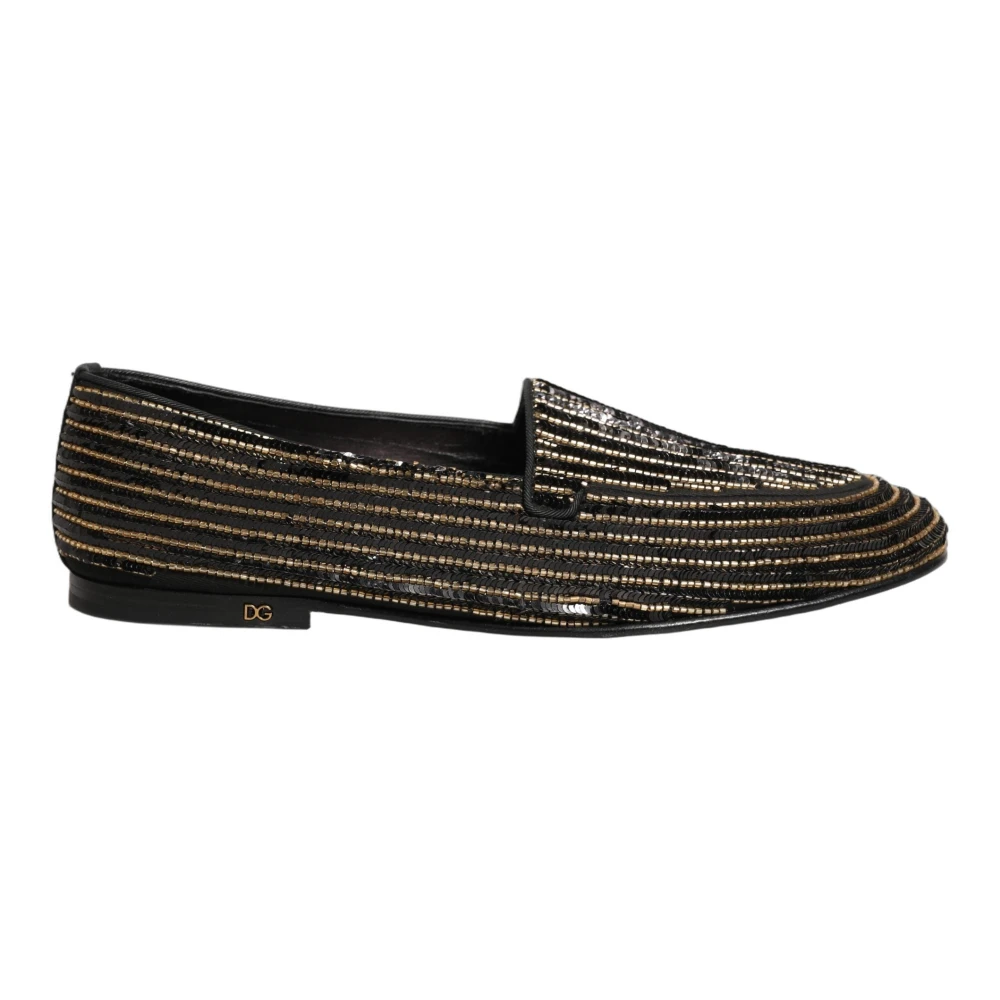 Dolce & Gabbana Mannelijk Multicolor Schoenen Heren, Veelkleurig, 44 Eu, Leer, Loafers Geklede Schoenen