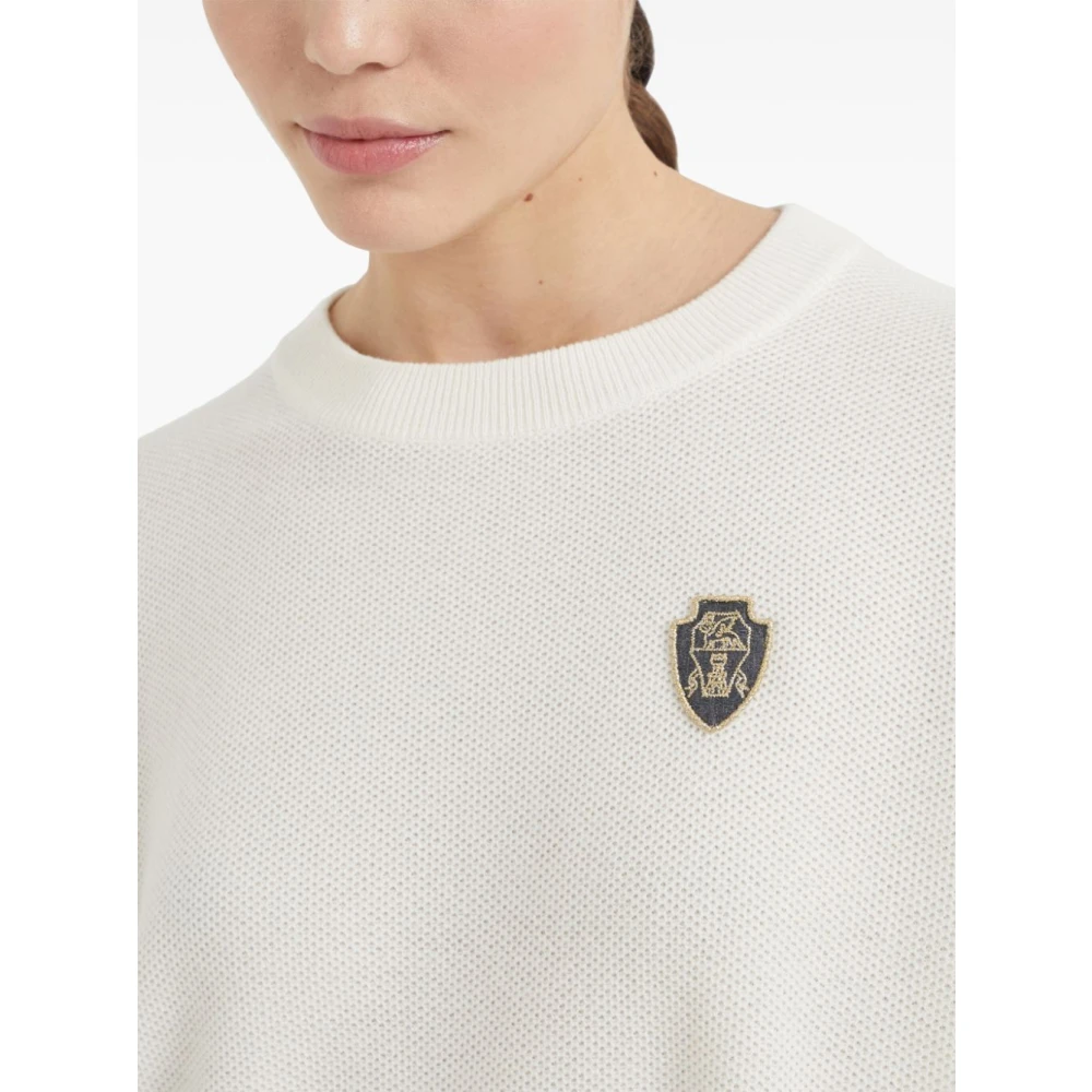BRUNELLO CUCINELLI Luxe Sweaters Collectie Beige Dames
