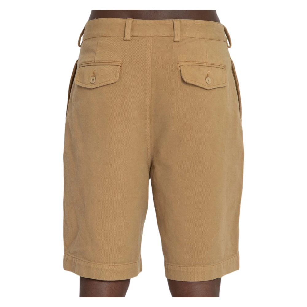 Sunflower Stijlvolle Geplooide Shorts Brown Heren