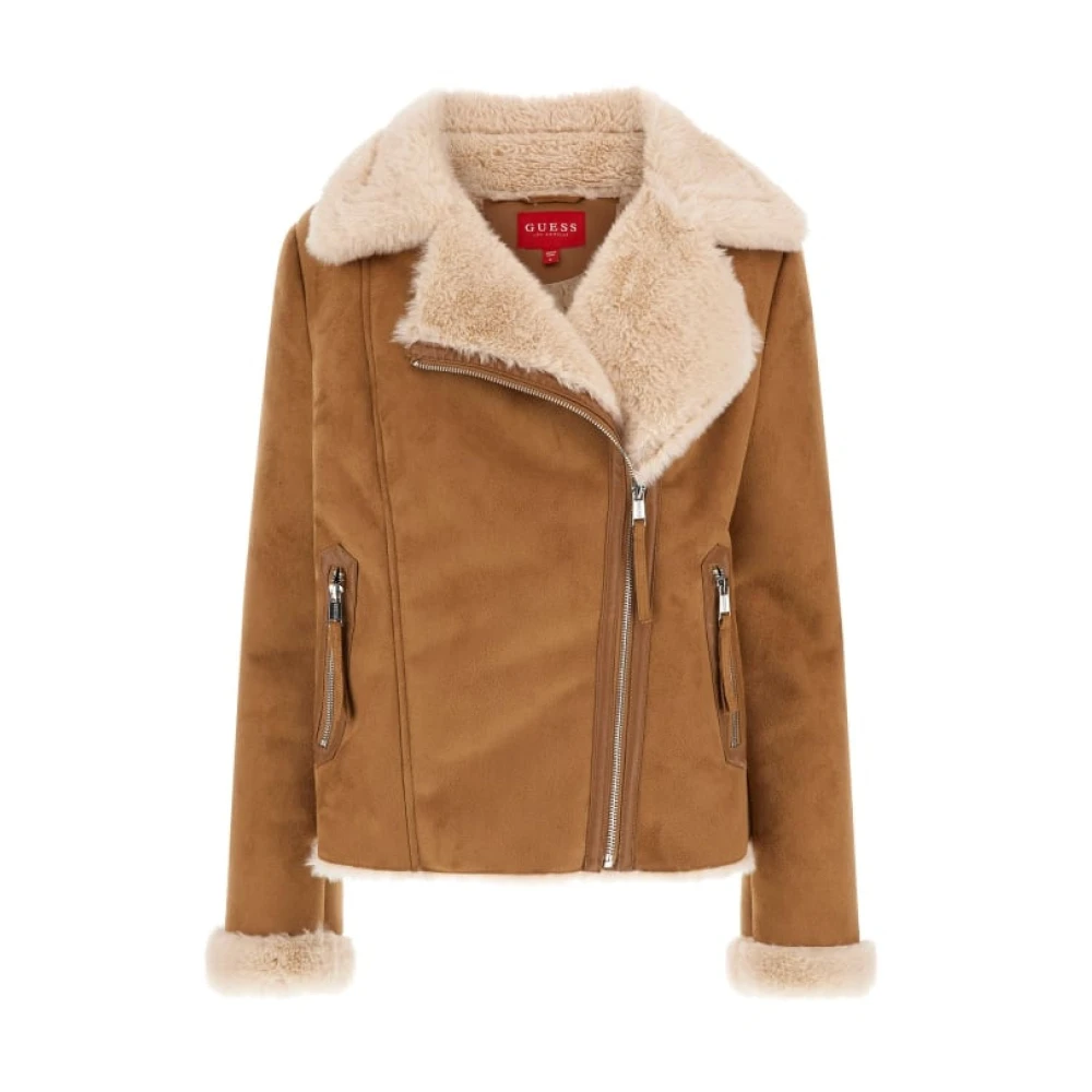 Jackets > Faux Fur & Shearling Jackets - - Guess - Modalova