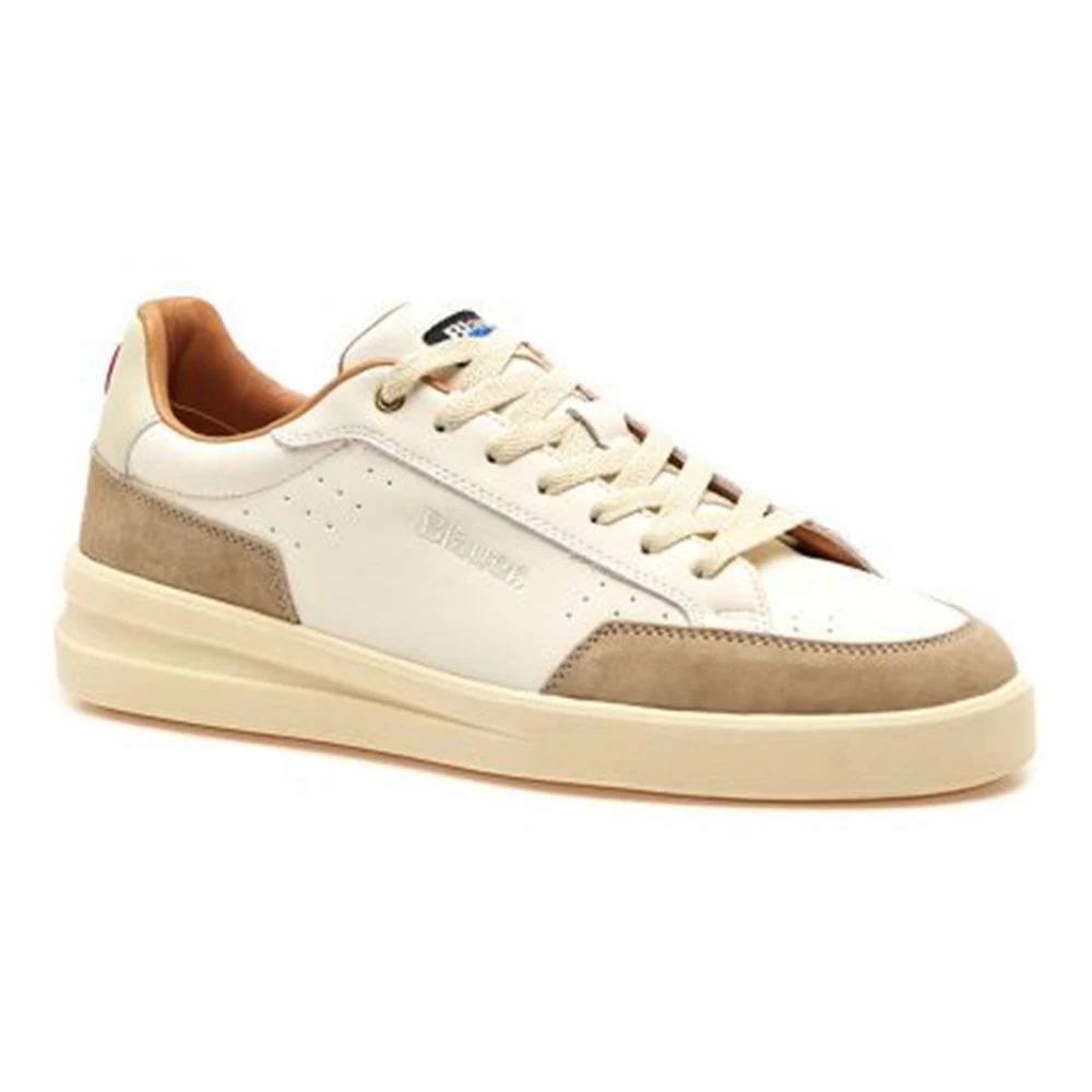 Blauer Sneaker Heren Schoenen Beige