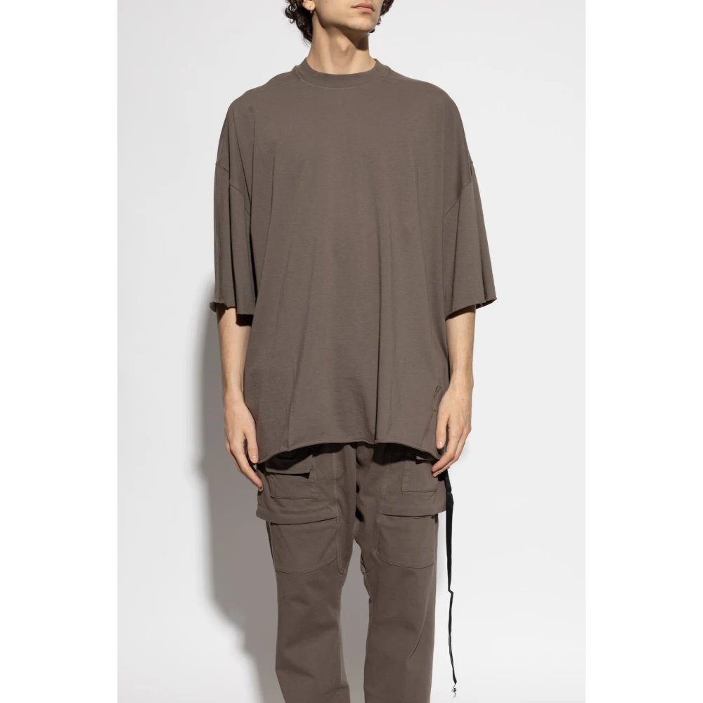 Rick Owens T-shirt Tommy Brown Heren