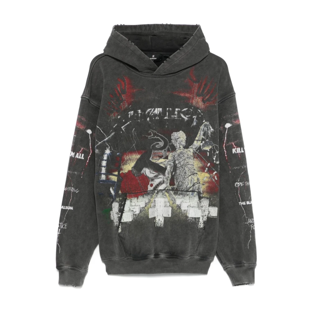 Represent Master Of Puppets Hoodie Gray Heren