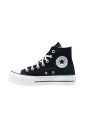 zwarte-polyester-platform-sneaker