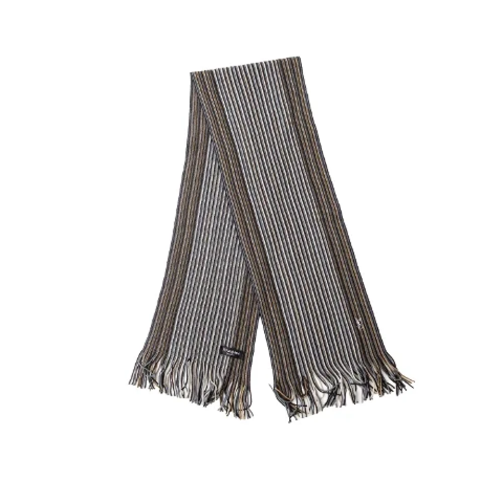 Yves Saint Laurent Vintage Pre-owned Wool scarves Multicolor Dames