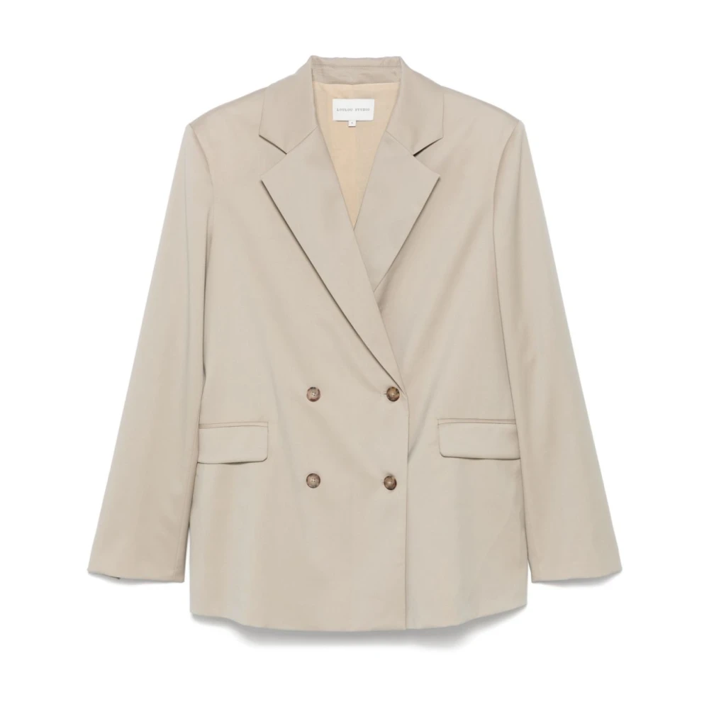 Beige Blazer for stilige antrekk