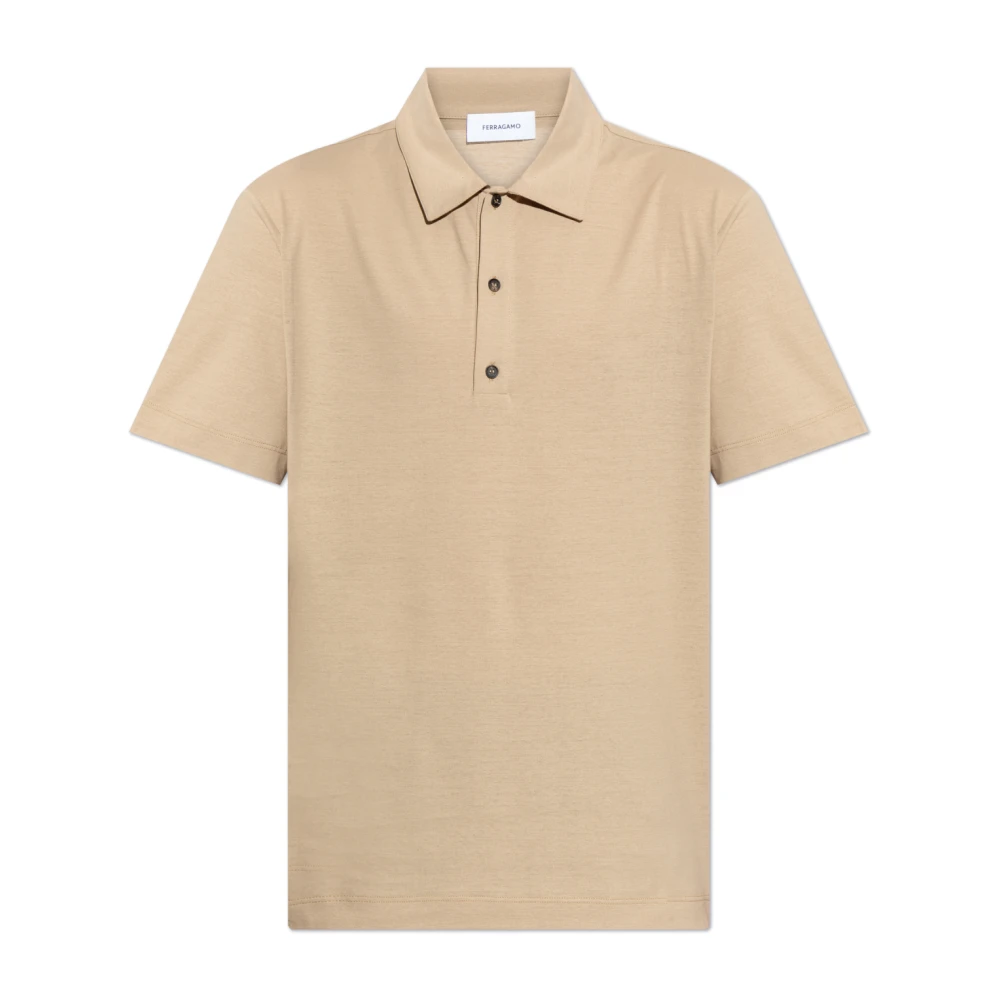 Ferragamo Uomo Beige Top, S, New,