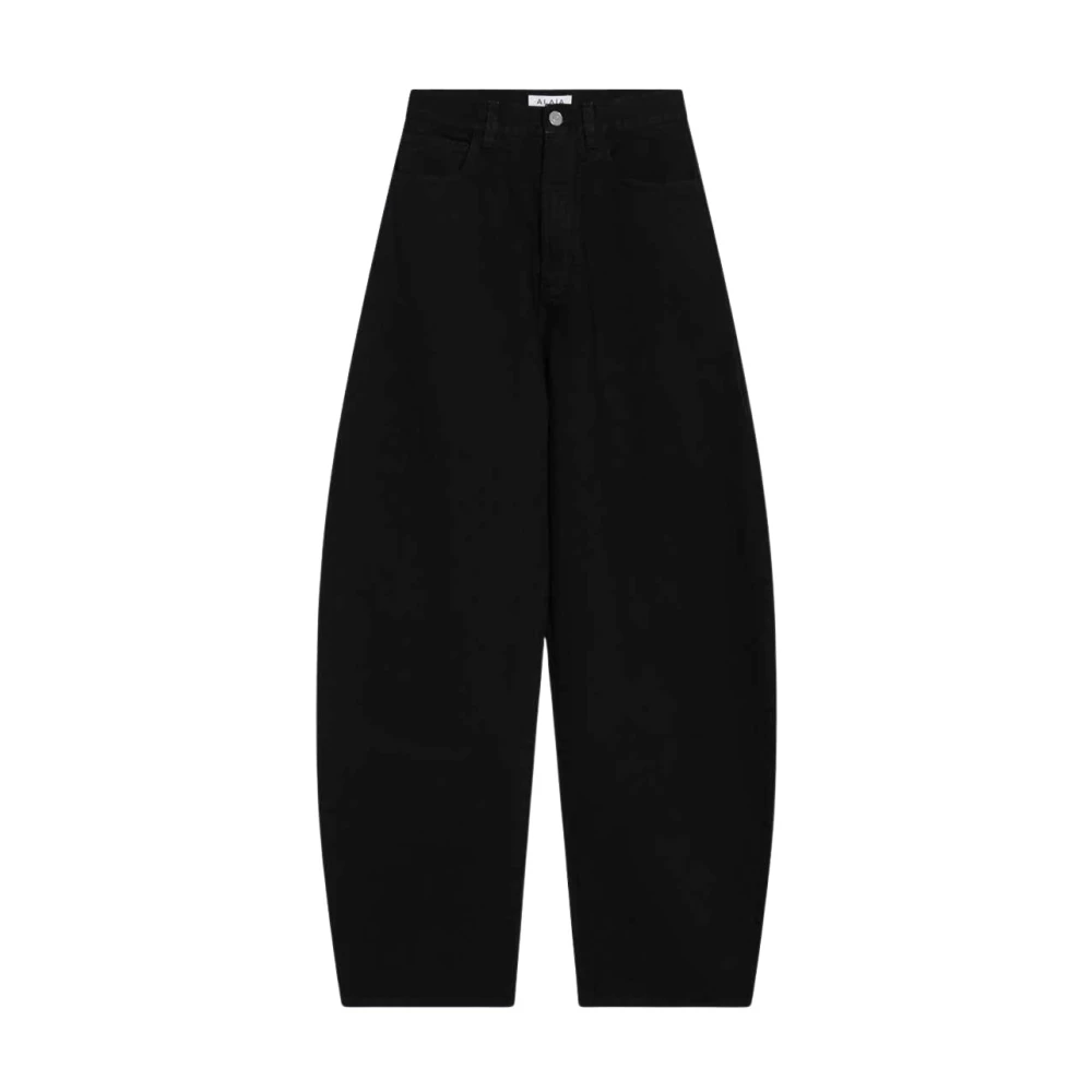 Alaïa Women's Black Round Jeans
