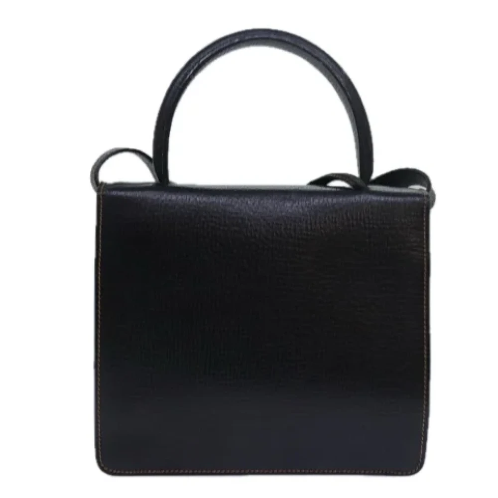 Loewe Pre-owned Leather handbags Black Dames