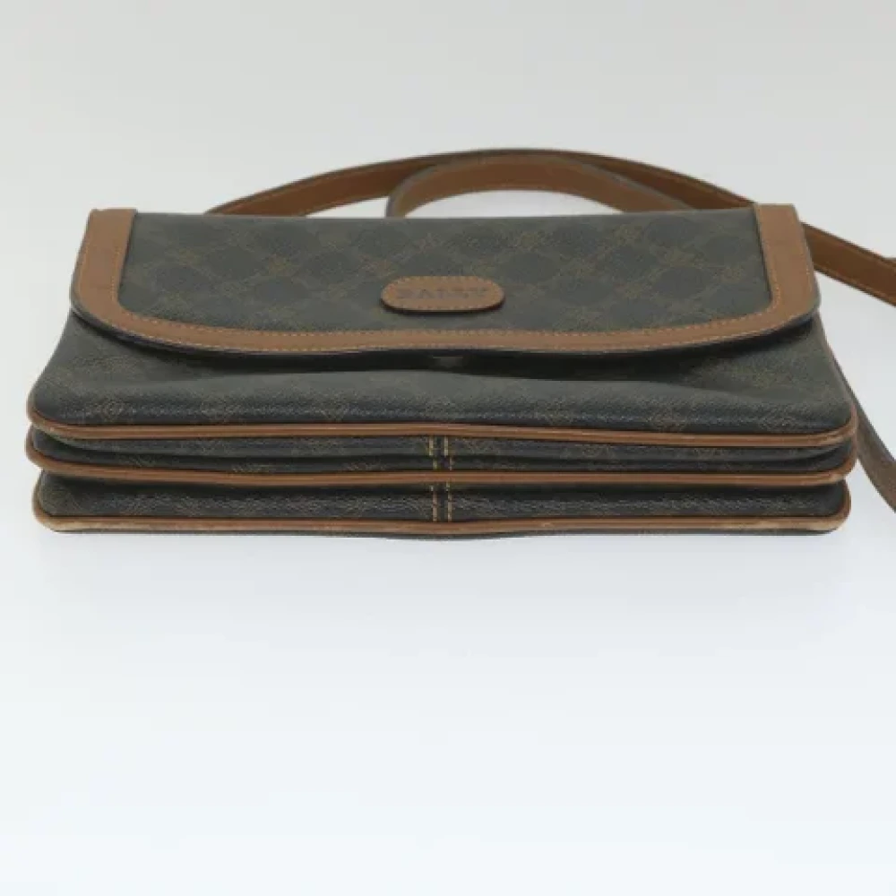 Bally Pre-owned Canvas shoulder-bags Brown Dames