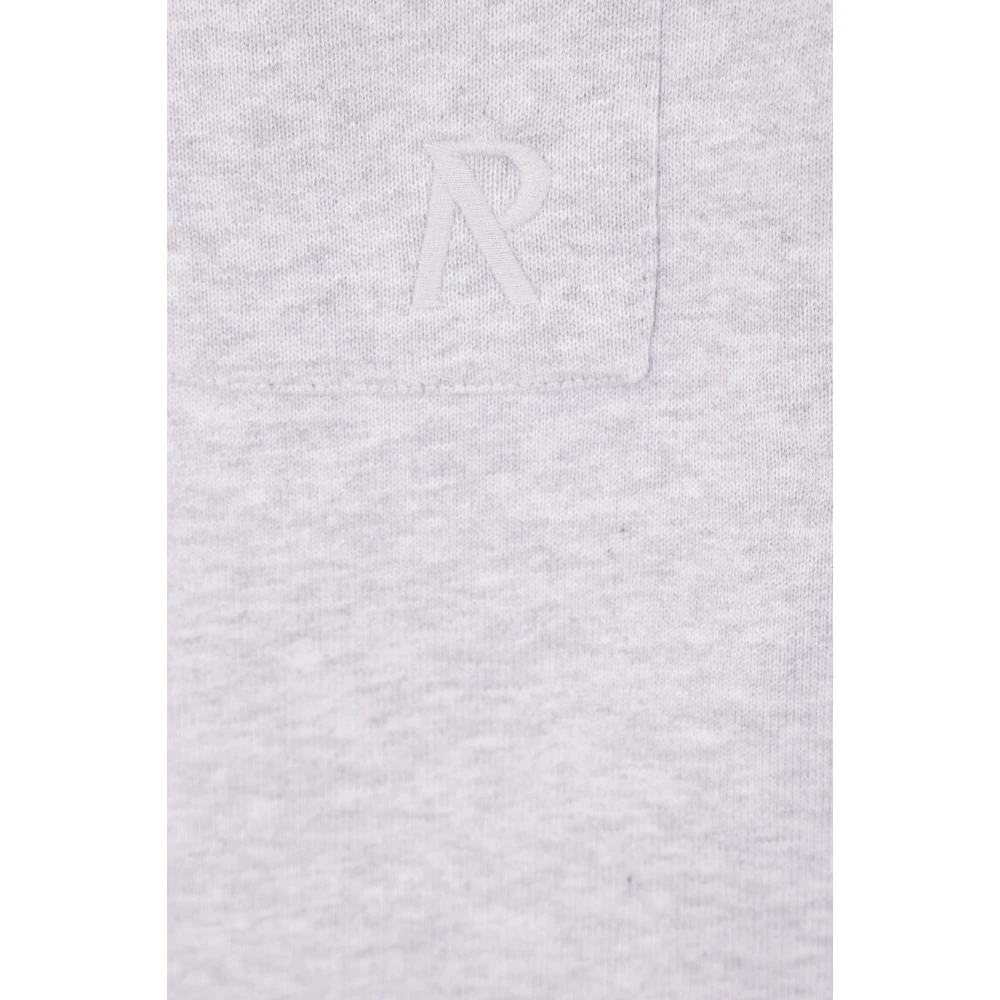 Represent Initial Logo Jersey Jogger Pants Gray Heren