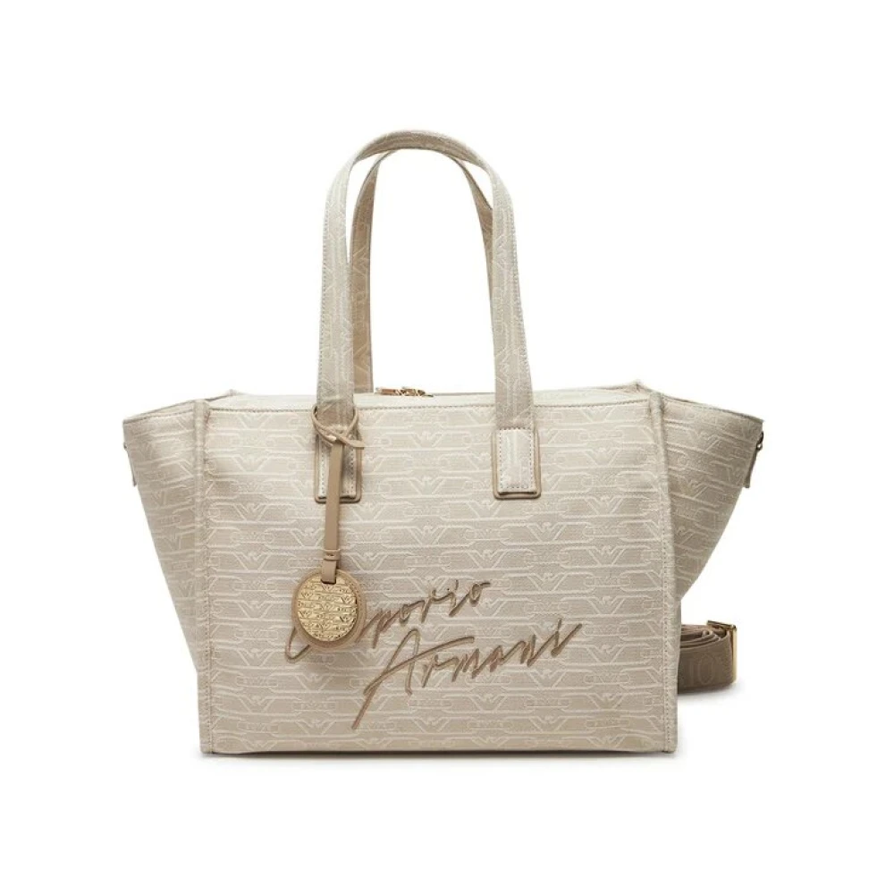 Emporio Armani Damen Beige Tote Bag