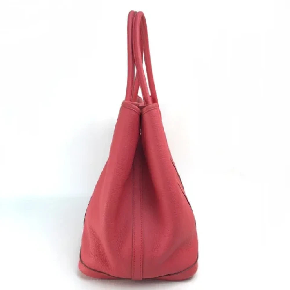 Hermès Vintage Pre-owned Leather totes Red Dames