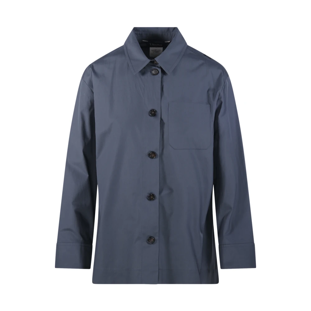 Max Mara Women's Blue Arianne Shirt - Shirts - Xs - Blouses & Shirts