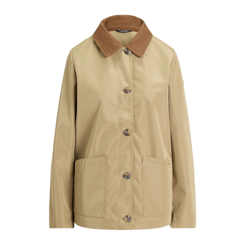 Ralph Lauren Women's Beige Bnd Sh Jt Sb Unlined Coat