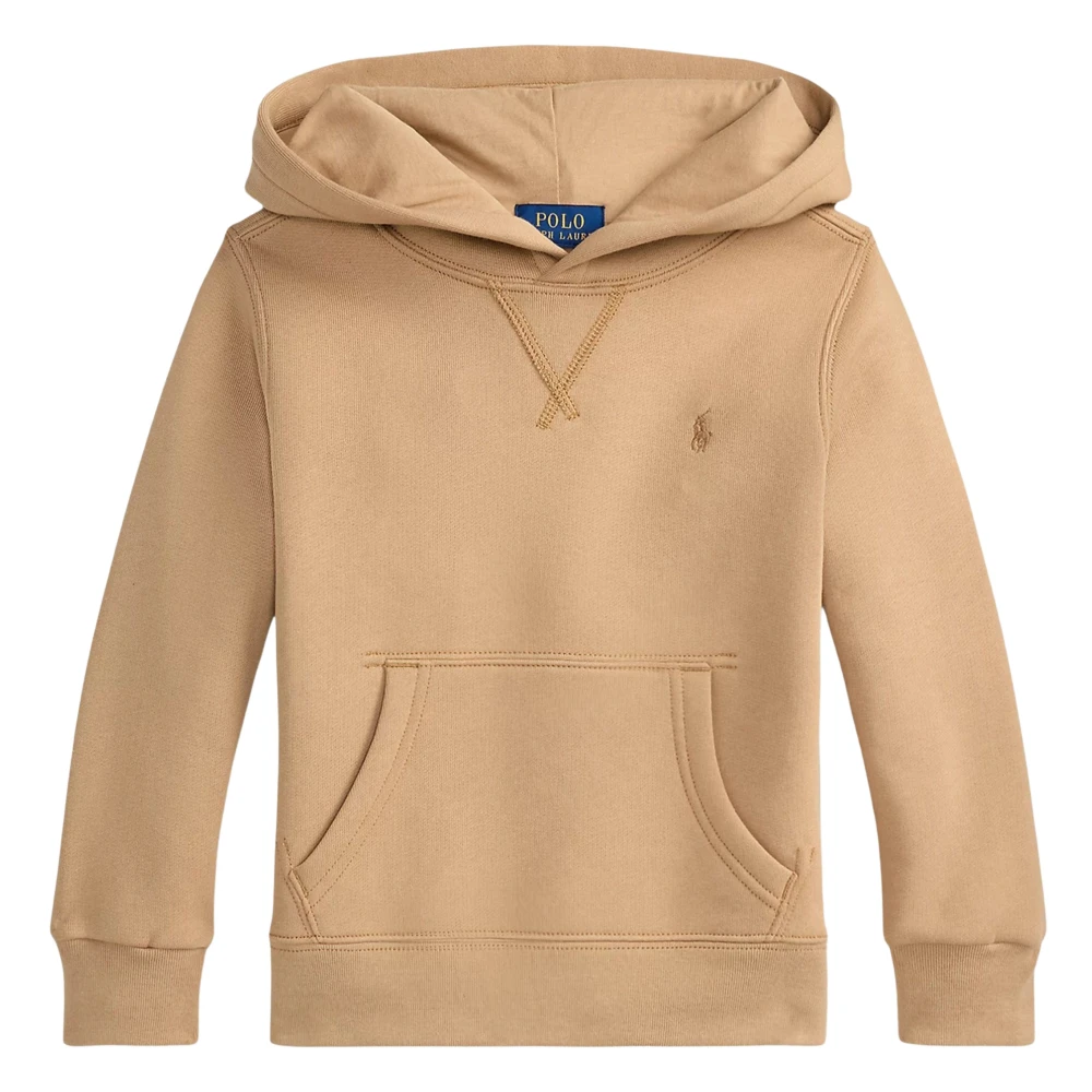 Ralph Lauren Boys Beige Logo Hoodie In - Kids Sweatshirts - 5 Y - Kids