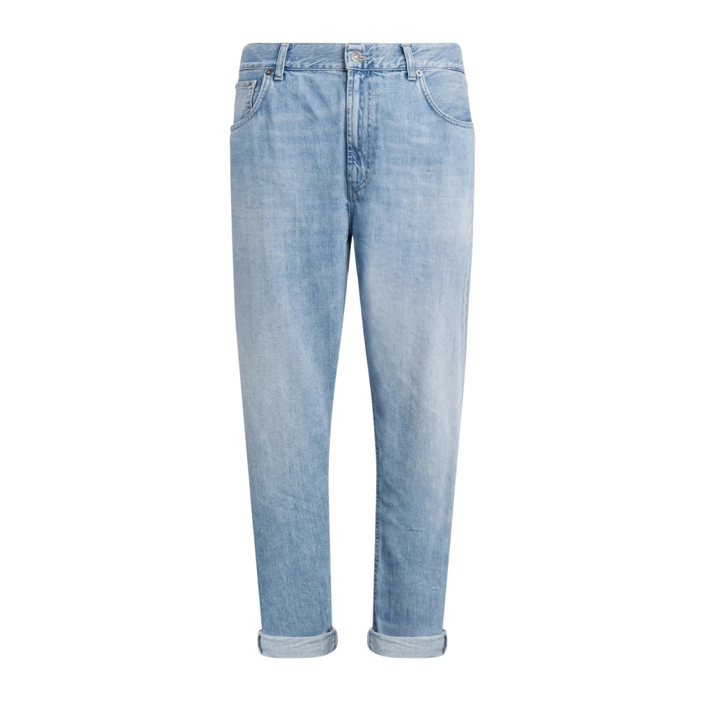 Dondup Men's Blue Loose Fit Jeans, W36, Ervin Jeans